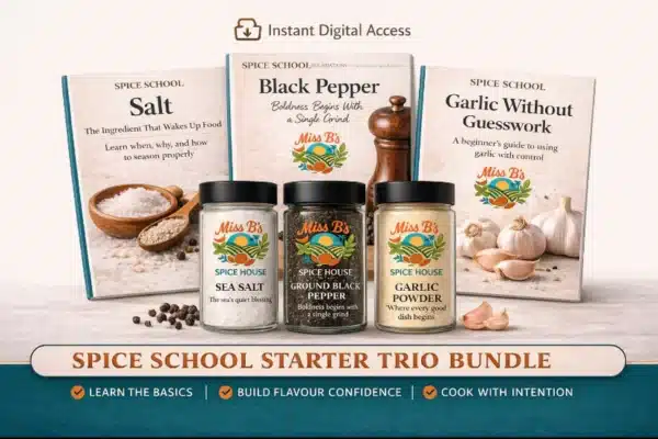 Flavour Foundation Trio — Salt, Pepper & Garlic